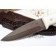 J&V Cuchillos de aventura Bushcraft Micarta Marfil 1202-M9 J&V Cuchillos de aventura Bushcraft Micarta Marfil 1202-M9