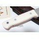 J&V Cuchillos de aventura Bushcraft Micarta Marfil 1202-M9 J&V Cuchillos de aventura Bushcraft Micarta Marfil 1202-M9