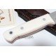 J&V Cuchillos de aventura Bushcraft  Micarta Marfil 1202-M9