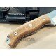 J&V Cuchillos de Aventura Tizón Micarta Marrón Funda Piel1604-YU-MR J&V Cuchillos de Aventura Tizón Micarta Marrón Funda Piel1604-YU-MR