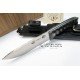 J&V  Cuchillos de Aventura BS-9 G10 Micarta Negra Funda Piel 1601-MN-MV