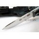 J&V  Cuchillos de Aventura BS-9 G10 Micarta Negra Funda Piel 1601-MN-MV