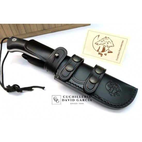 J&V Cuchillos de Aventura K-9 G10 Funda Piel 1466-G10-N J&V Cuchillos de Aventura K-9 G10 Funda Piel 1466-G10-N