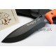 J&V Adventure knives Scorpion 2.0 Blued Micarta Orange 1011-MF-PA
