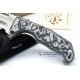 J&V Cuchillos de Aventura Raptor Micarta Gris