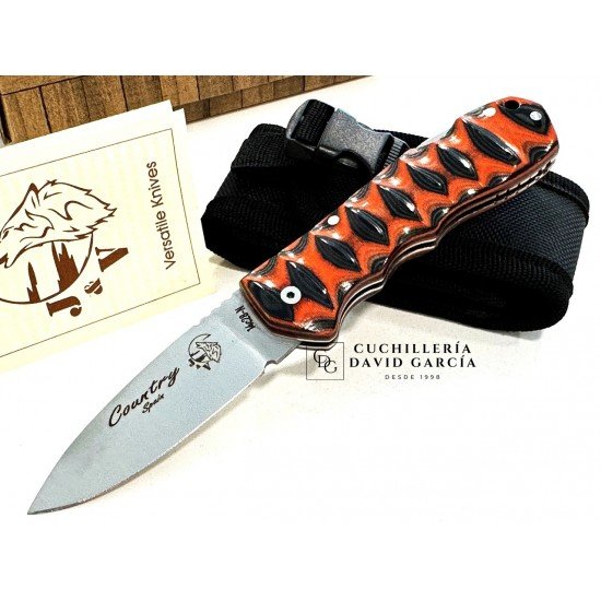 J&V Cuchillos de Aventura Country Micarta Bicolor 1295-TRF3 J&V Cuchillos de Aventura Country Micarta Bicolor 1295-TRF3