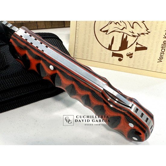 J&V Cuchillos de Aventura Country Micarta Bicolor 1295-TRF3 J&V Cuchillos de Aventura Country Micarta Bicolor 1295-TRF3