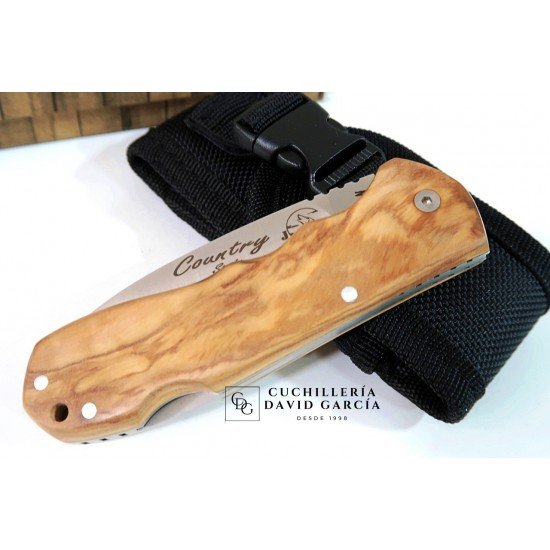 J&V Cuchillos de Aventura Country Madera de Olivo 1295-OL J&V Cuchillos de Aventura Country Madera de Olivo 1295-OL