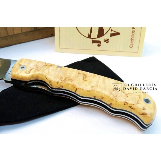 J&V Cuchillos de Aventura Tucán Madera de Abedul Acero14C28N J&V Cuchillos de Aventura Tucán Madera de Abedul Acero14C28N