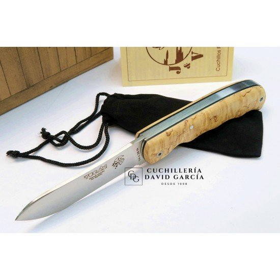 J&V Cuchillos de Aventura Tucán Madera de Abedul Acero14C28N J&V Cuchillos de Aventura Tucán Madera de Abedul Acero14C28N