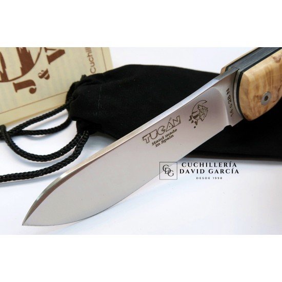 J&V Cuchillos de Aventura Tucán Madera de Abedul Acero14C28N J&V Cuchillos de Aventura Tucán Madera de Abedul Acero14C28N