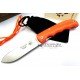 J&V Cuchillos de Aventura Tucán Naranja Fluor Acero14C28N J&V Cuchillos de Aventura Tucán Naranja Fluor Acero14C28N