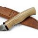 J.C. Quintana Cuchillo Anatómico Acero Bohler N690 Madera Roble