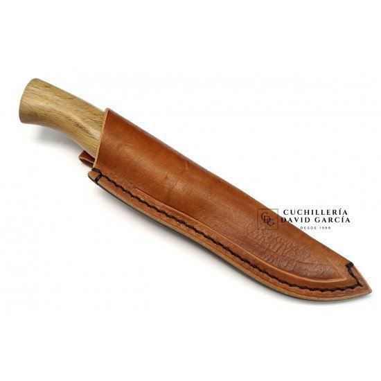 J.C. Quintana Cuchillo Anatómico Acero Bohler N690 Madera Roble