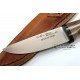 J.C. Quintana Cuchillo Anatómico Acero Bohler N690 Madera de Nogal