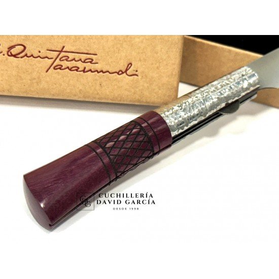 J.C.Quintana Taramundi Bloqueo Premium Cruzadillo Madera de Amaranto Virola Texturizada J.C.Quintana Taramundi Bloqueo Premium Cruzadillo Madera de Amaranto Virola Texturizada