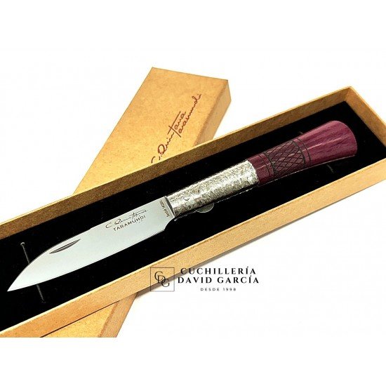 J.C.Quintana Taramundi Bloqueo Premium Cruzadillo Madera de Amaranto Virola Texturizada J.C.Quintana Taramundi Bloqueo Premium Cruzadillo Madera de Amaranto Virola Texturizada