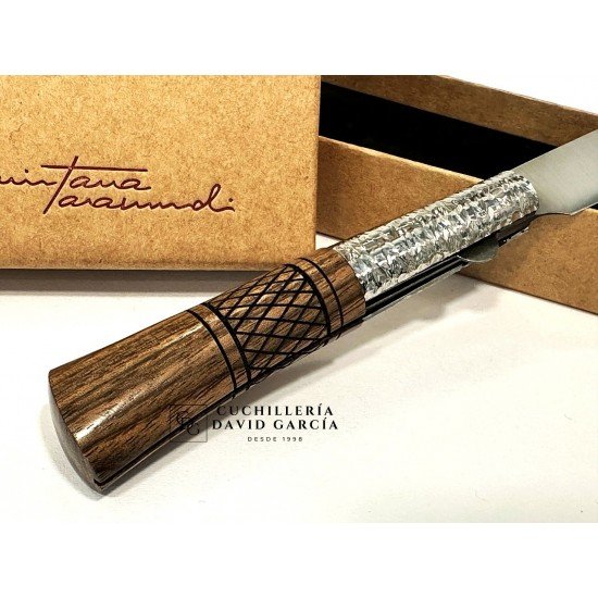 J.C.Quintana Taramundi Bloqueo Premium Cruzadillo Madera de Nogal Virola Texturizada J.C.Quintana Taramundi Bloqueo Premium Cruzadillo Madera de Nogal Virola Texturizada