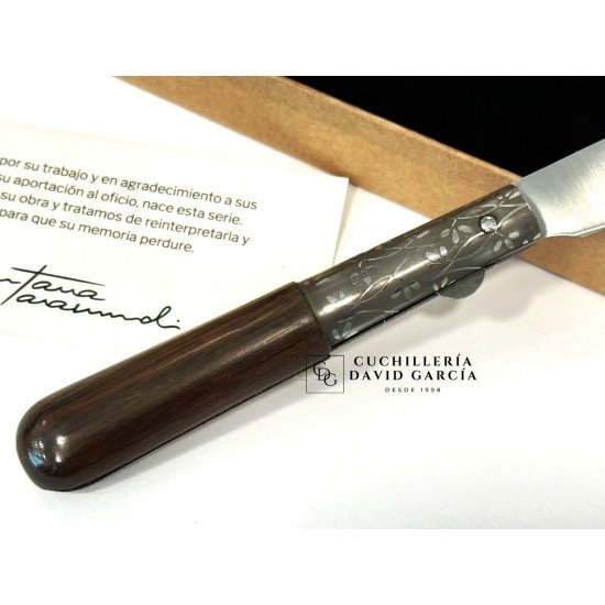 J.C.Quintana Taramundi Melchor Legaspi Rombo Plata-Hoja decorada Madera de Ébano J.C.Quintana Taramundi Melchor Legaspi Rombo Plata-Hoja decorada Madera de Ébano