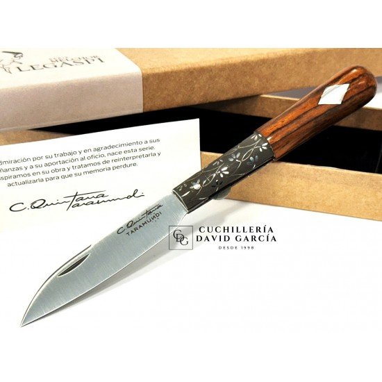 J.C.Quintana Taramundi Melchor Legaspi Rombo Plata Madera de Cocobolo J.C.Quintana Taramundi Melchor Legaspi Rombo Plata Madera de Cocobolo