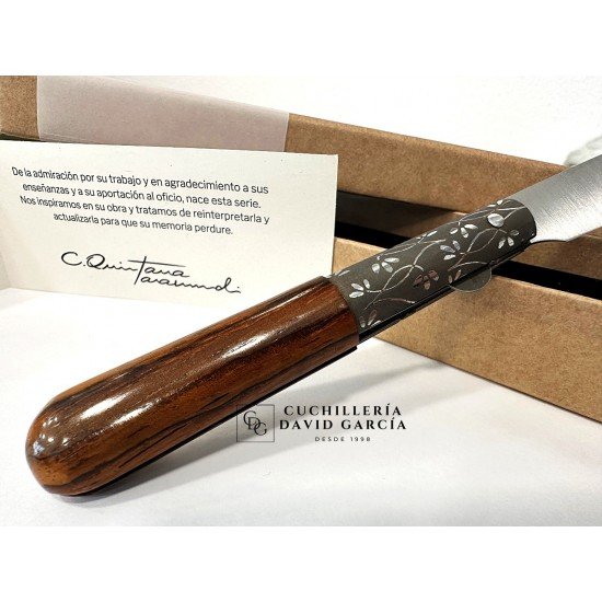 J.C.Quintana Taramundi Melchor Legaspi Rombo Plata Madera de Cocobolo J.C.Quintana Taramundi Melchor Legaspi Rombo Plata Madera de Cocobolo