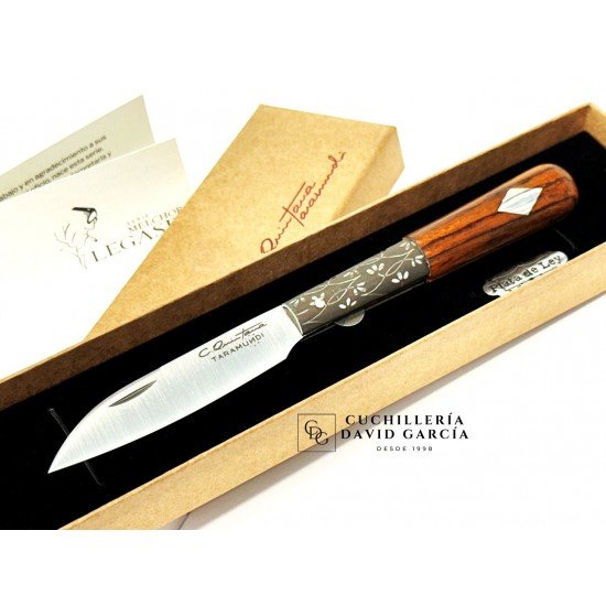 J.C.Quintana Taramundi Melchor Legaspi Rombo Plata Madera de Cocobolo J.C.Quintana Taramundi Melchor Legaspi Rombo Plata Madera de Cocobolo