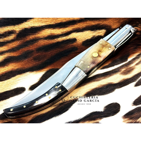 Navaja JJ.Martinez 102-T Arabe Coleccion Asta Toro Carraca - Acero Inoxidable Nº1