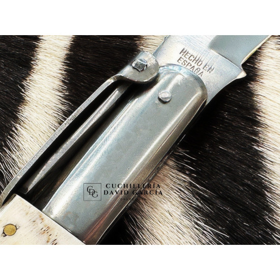 Navaja JJ.Martinez 102-T Arabe Coleccion Asta Toro Carraca - Acero Inoxidable Nº2