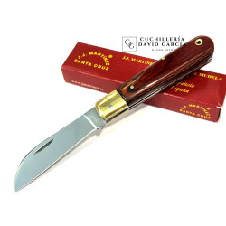 Navaja JJ.Martinez  Campera Madera Stamina - Hoja Pico Loro - Acero Inoxidable