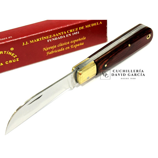 Navaja JJ.Martinez  Campera Madera Stamina - Hoja Pico Loro - Acero Inoxidable