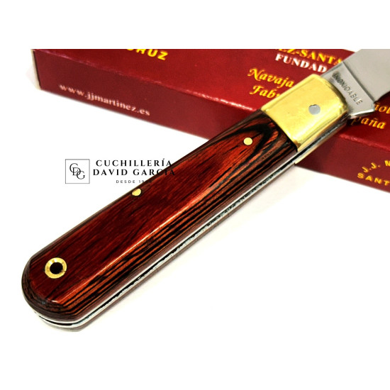 Navaja JJ.Martinez  Campera Madera Stamina - Hoja Pico Loro - Acero Inoxidable