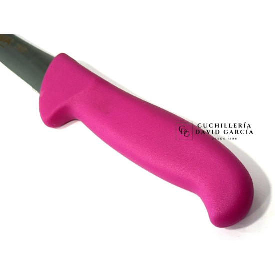 Java Cuchillo Deshuesador Hoja inyectada curvo rígido rosa 15 cm