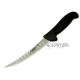Java Cuchillo Deshuesador Alvaolado Hoja inyectada curvo rígido negro 15 cm