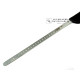 Java Cuchillo Jamonero Estrecho Alveolado Inyectado Negro 28,5 cm