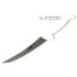 Java Cuchillo Deshuesador Alveolado Hoja inyectada curvo rígido blanco 15 cm