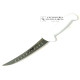 Java Cuchillo Deshuesador Alveolado Hoja inyectada curvo rígido blanco 15 cm