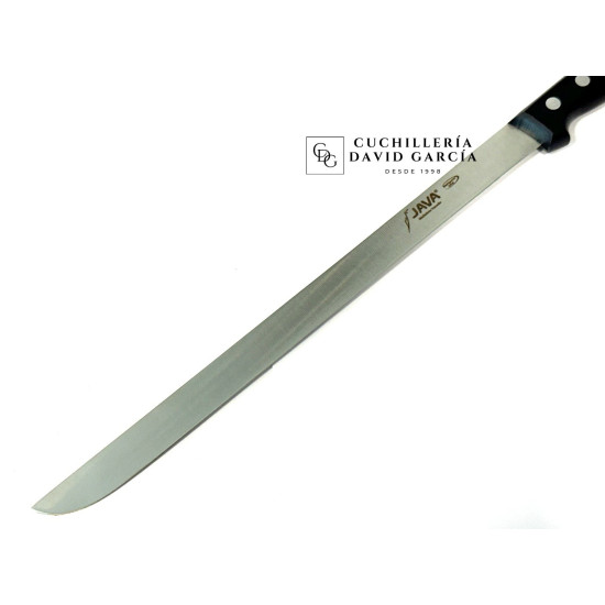 Java Cuchillo Jamonero Modelo Alemán Negro 665-L 30 cm