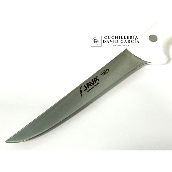 Java Cuchillo Deshuesador Blanco hoja recta 15 cm