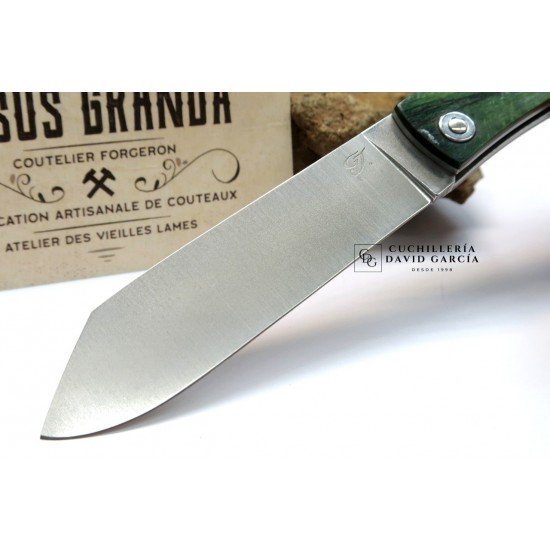 Jesús Granda Campesina Madera Alamo Estabilizado Verde Acero 14C28N Jesús Granda Campesina Madera Alamo Estabilizado Verde Acero 14C28N
