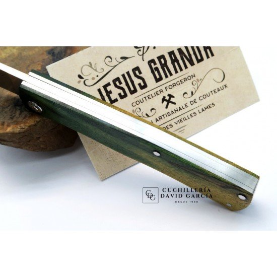 Jesús Granda Campesina Madera Alamo Estabilizado Verde Acero 14C28N Jesús Granda Campesina Madera Alamo Estabilizado Verde Acero 14C28N
