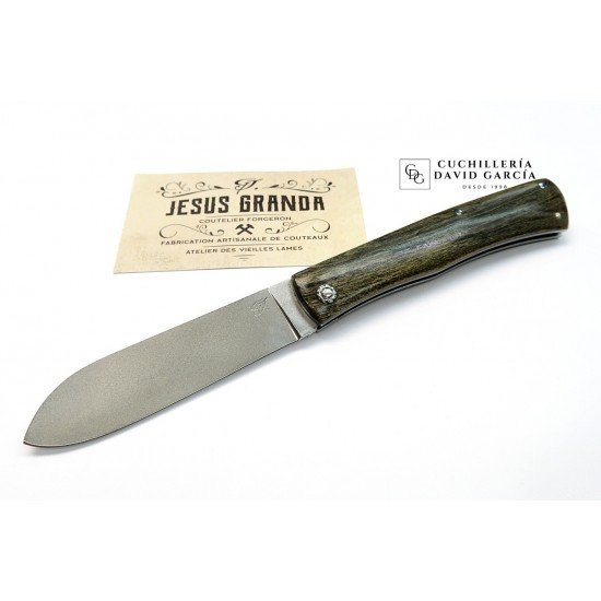 Jesús Granda Campesina Madera Alamo Estabilizado Verde Acero 14C28N Jesús Granda Campesina Madera Alamo Estabilizado Verde Acero 14C28N