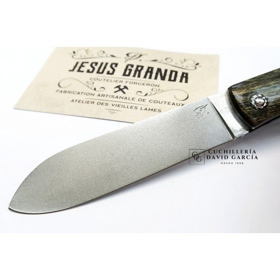 Jesús Granda Campesina Madera Alamo Estabilizado Verde Acero 14C28N Jesús Granda Campesina Madera Alamo Estabilizado Verde Acero 14C28N