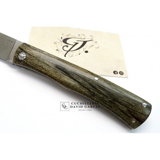 Jesús Granda Campesina Madera Alamo Estabilizado Verde Acero 14C28N Jesús Granda Campesina Madera Alamo Estabilizado Verde Acero 14C28N