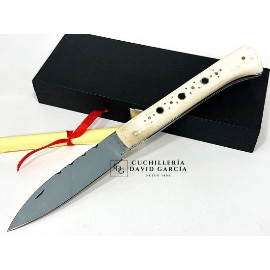 Juan Luis Vergara Navaja  Girodia  Hueso y Asta de Búfalo