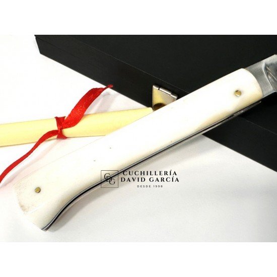 Juan Luis Vergara Navaja  Girodia  Hueso y Asta de Búfalo