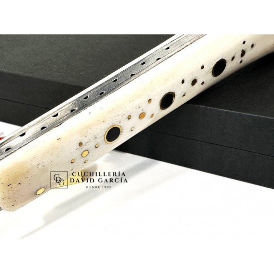 Juan Luis Vergara Navaja  Girodia  Hueso y Asta de Búfalo