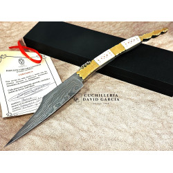 Juan Luis Vergara Modelo "Curro" Acero Damasco - Nácar 