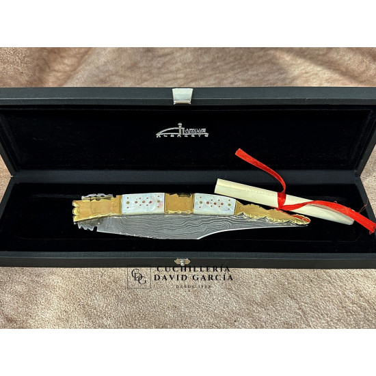 Juan Luis Vergara Modelo "Curro" Acero Damasco - Nácar 