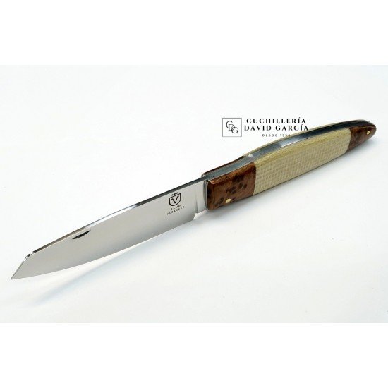 Juan Luis Vergara Tanto Micarta Yute y Madera de Thuya Juan Luis Vergara Tanto Micarta Yute y Madera de Thuya