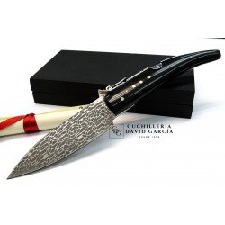 Juan Luis Vergara Punta Búfalo Nº1 Acero Damasco Juan Luis Vergara Punta Búfalo Nº1 Acero Damasco